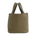 Hermes Picotin Lock PM 18 Etoupe Taurillon Clemence Silver Handbag