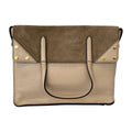 Fendi Flip Leather 3way Shoulder Bag Gray