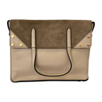 Fendi Flip Leather 3way Shoulder Bag Gray
