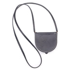Loewe Anagram Logo Leather Heel Pouch Black — view 2