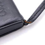 Loewe Anagram Logo Leather Heel Pouch Black — view 6