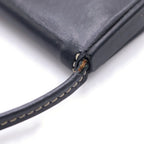 Loewe Anagram Logo Leather Heel Pouch Black — view 7