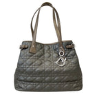 Dior Panarea Cannage Tote Bag Gray