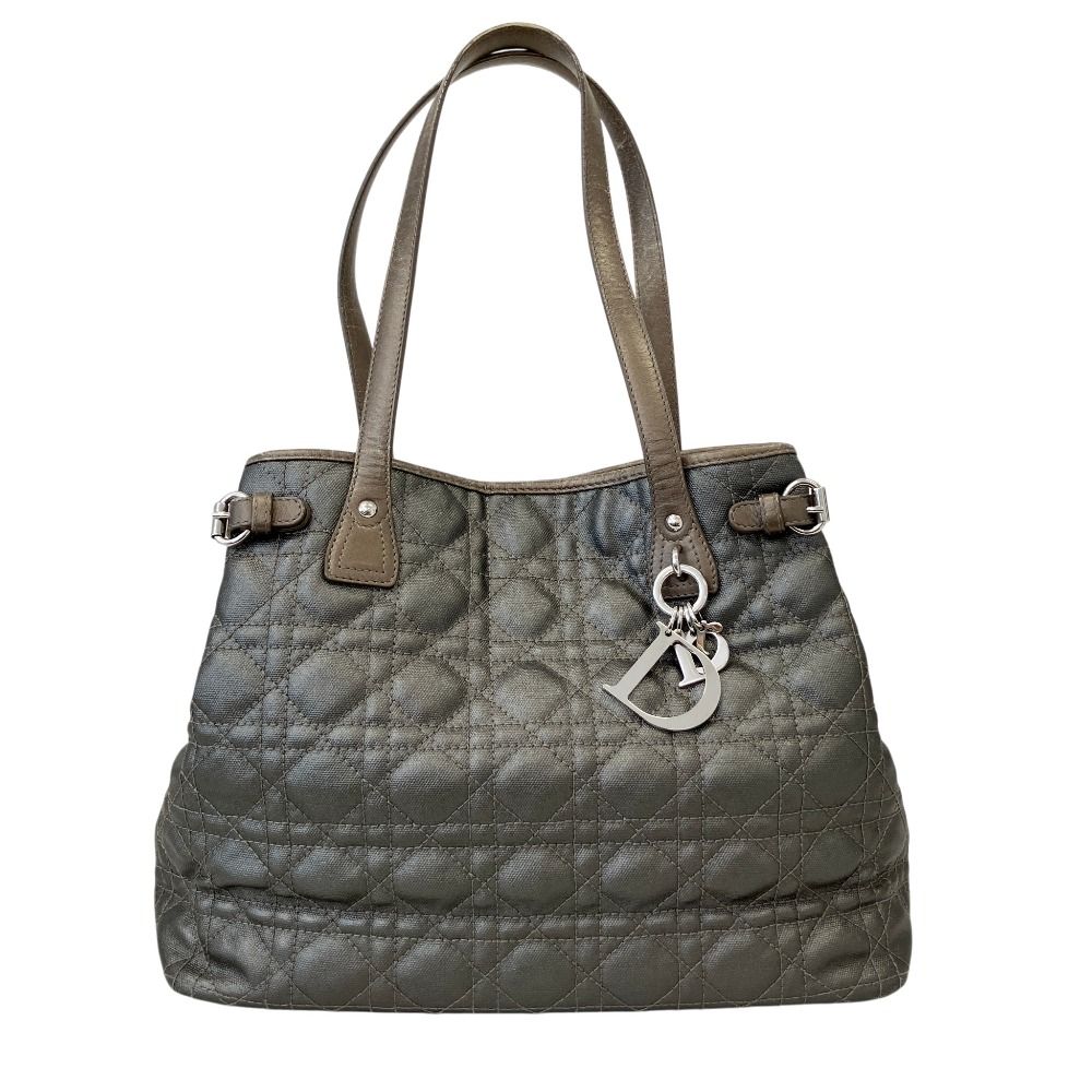 Dior Panarea Cannage Tote Bag Gray