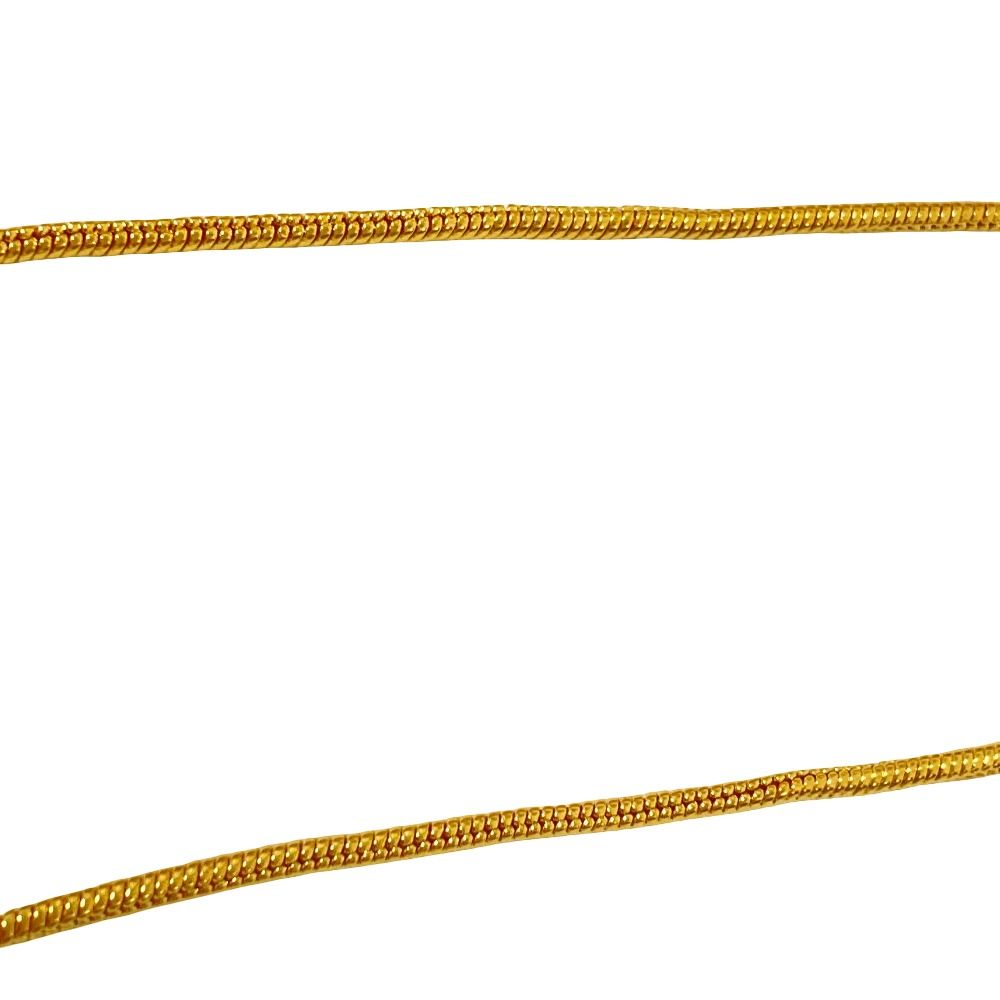 Dior Vintage Logo Snake Chain Necklace Gold Plated — view 7