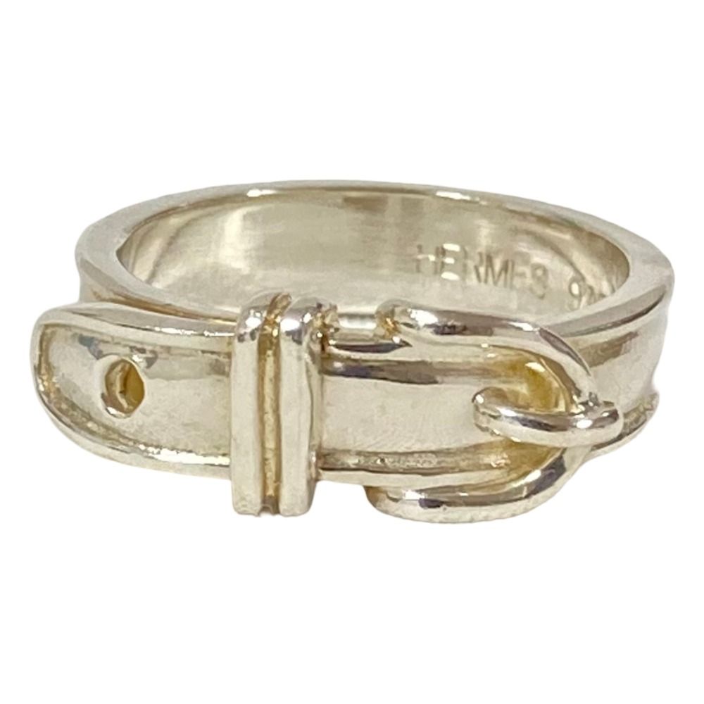 Hermes Vintage Ceinture Ring 925 to Issue Silver Second — view 2