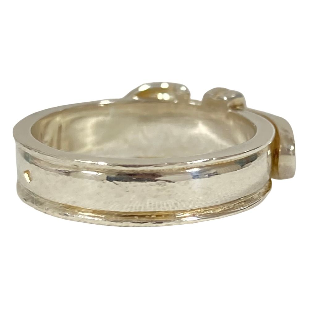 Hermes Vintage Ceinture Ring 925 to Issue Silver Second — view 4
