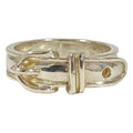 Hermes Vintage Ceinture Ring 925 to Issue Silver Second