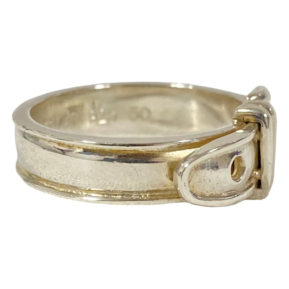 Hermes Vintage Ceinture Ring 925 to Issue Silver Second — view 6
