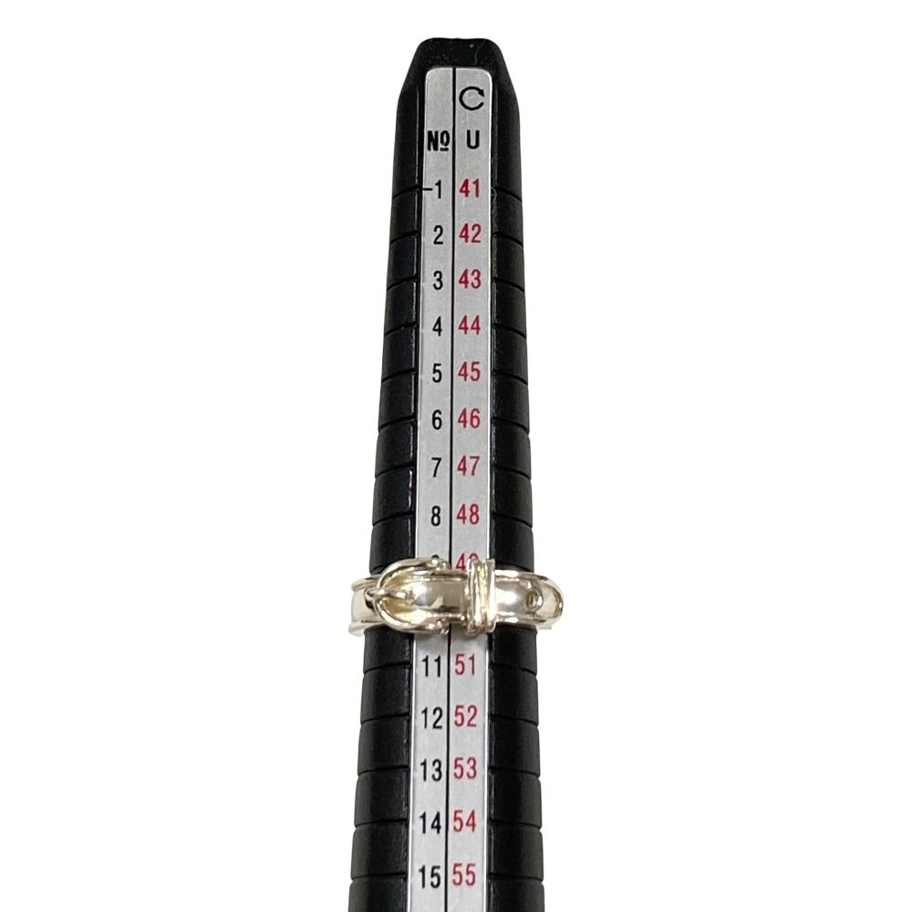Hermes Vintage Ceinture Ring 925 to Issue Silver Second — view 8
