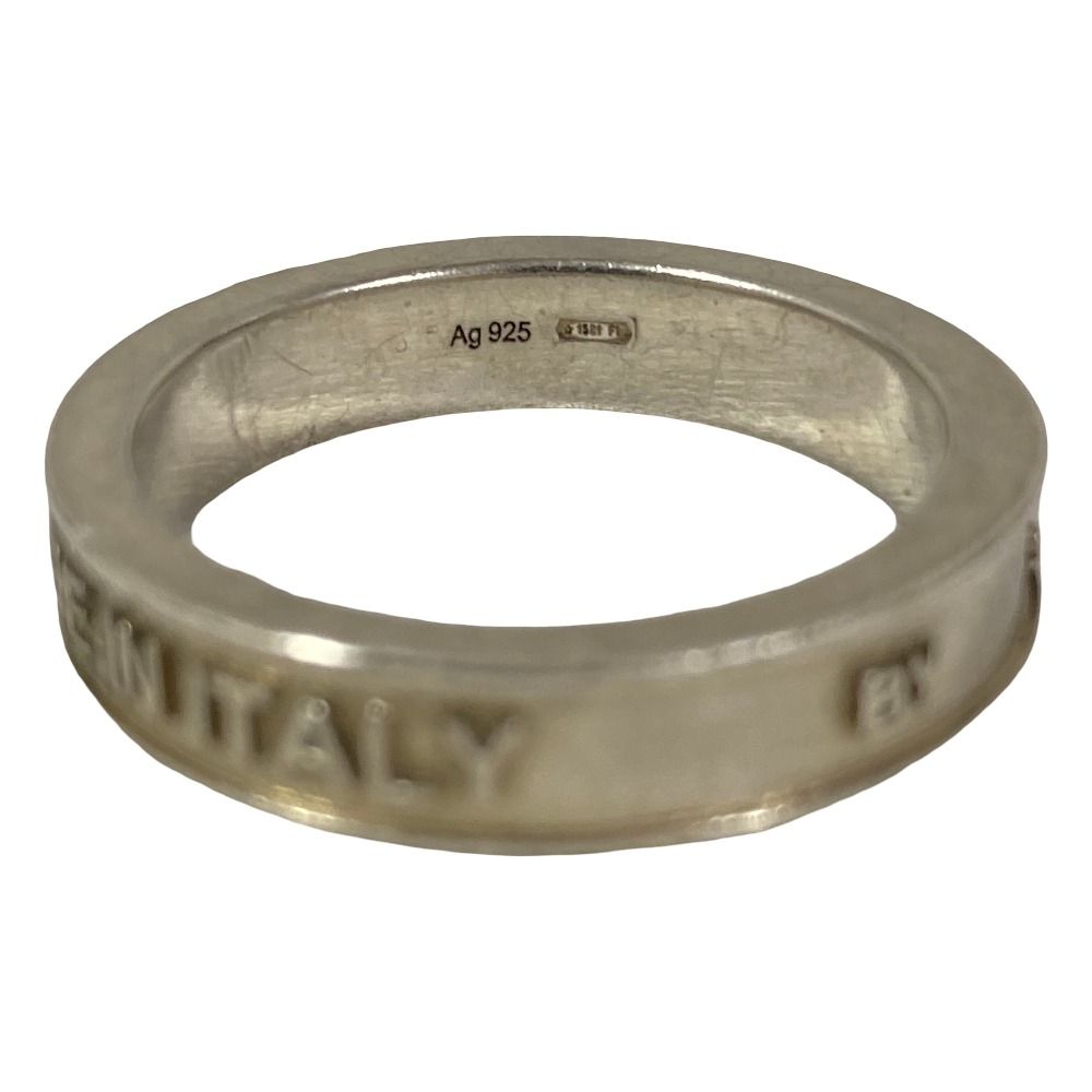 Gucci Interlocking Script Logo Ring 925 22 Silver — view 6