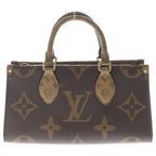 Louis Vuitton Monogram On The Go East West Leather 2-Way Shoulder Bag
