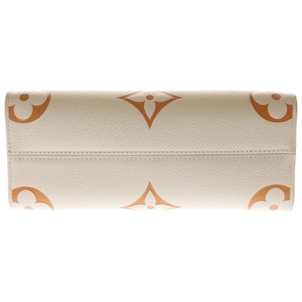 Louis Vuitton Monogram Empreinte On The Go PM Leather 2-Way Shoulder Bag Cream — view 4