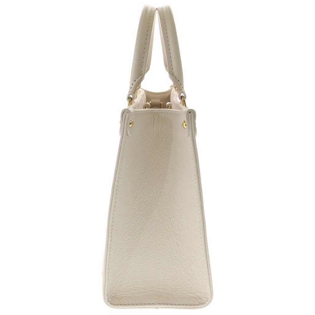 Louis Vuitton Monogram Empreinte On The Go PM Leather 2-Way Shoulder Bag Cream — view 3