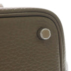 Hermes Picotin PM Taurillon Handbag Etoupe Silver Brown — view 6