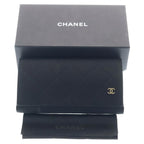 Chanel CC Logo Sunglasses Black Ivory Eyewear — view 6