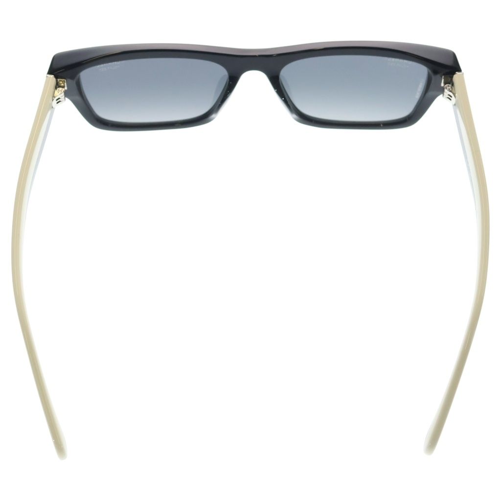 Chanel CC Logo Sunglasses Black Ivory Eyewear — view 2