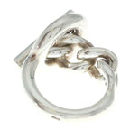Hermes Echappee Croisette MM Ring Silver — view 2