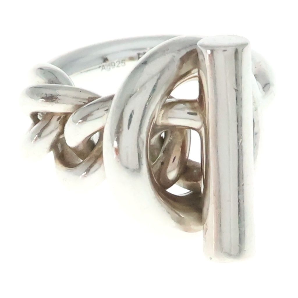 Hermes Echappee Croisette MM Ring Silver
