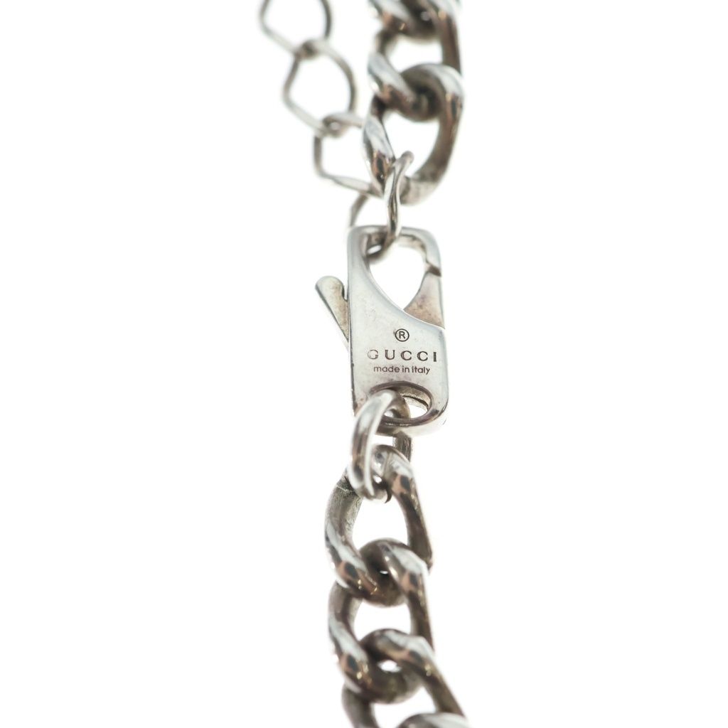 Gucci Interlocking Necklace Chain Silver — view 5