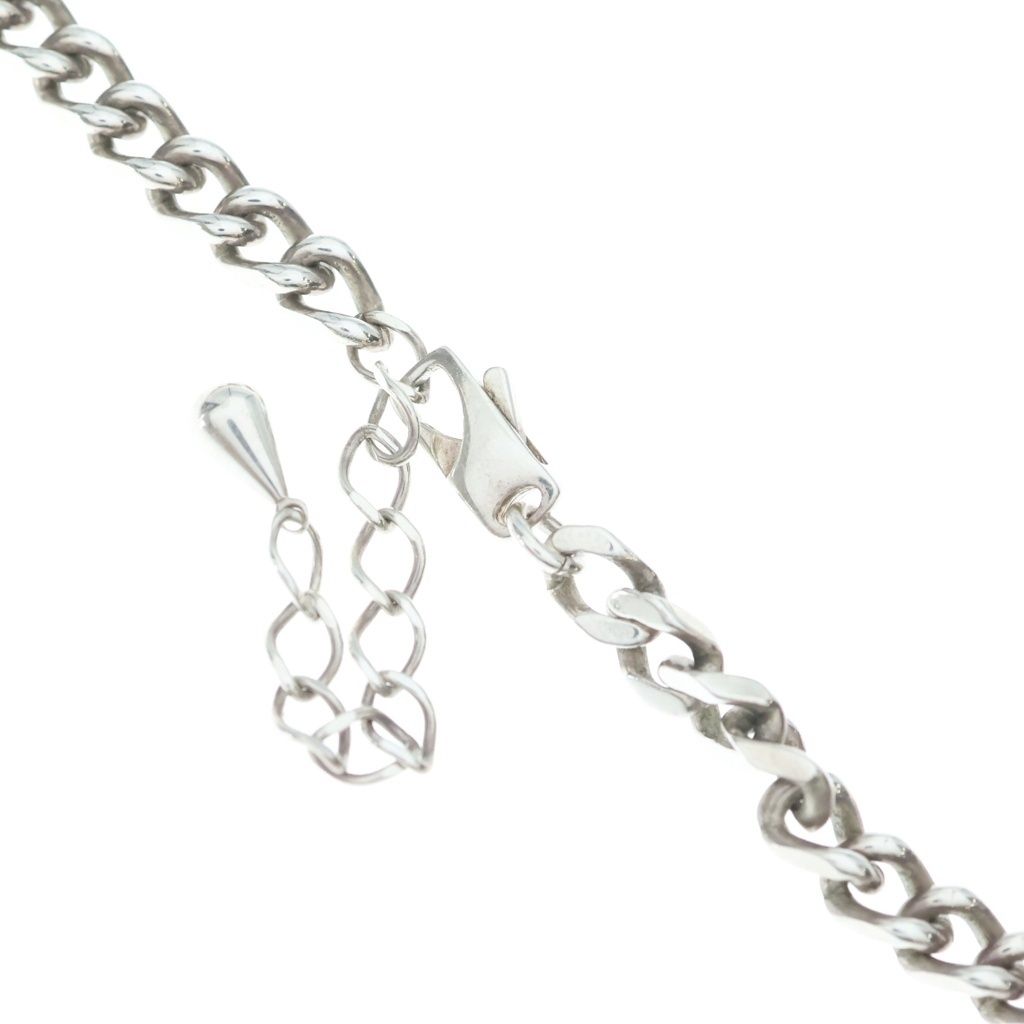 Gucci Interlocking Necklace Chain Silver — view 4