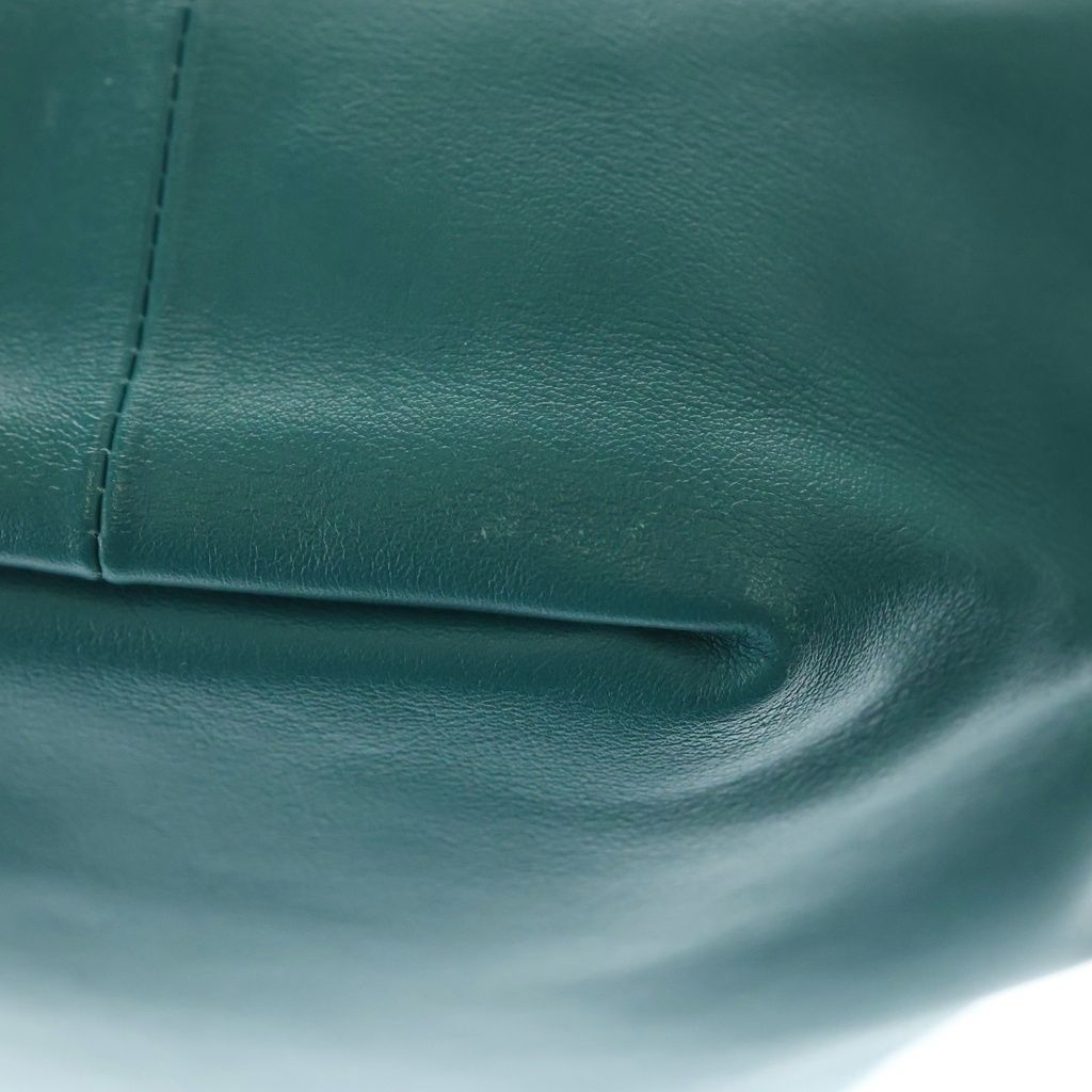 Bottega Veneta Double Knot Mini Bag Turquoise Blue Leather Gold — view 7