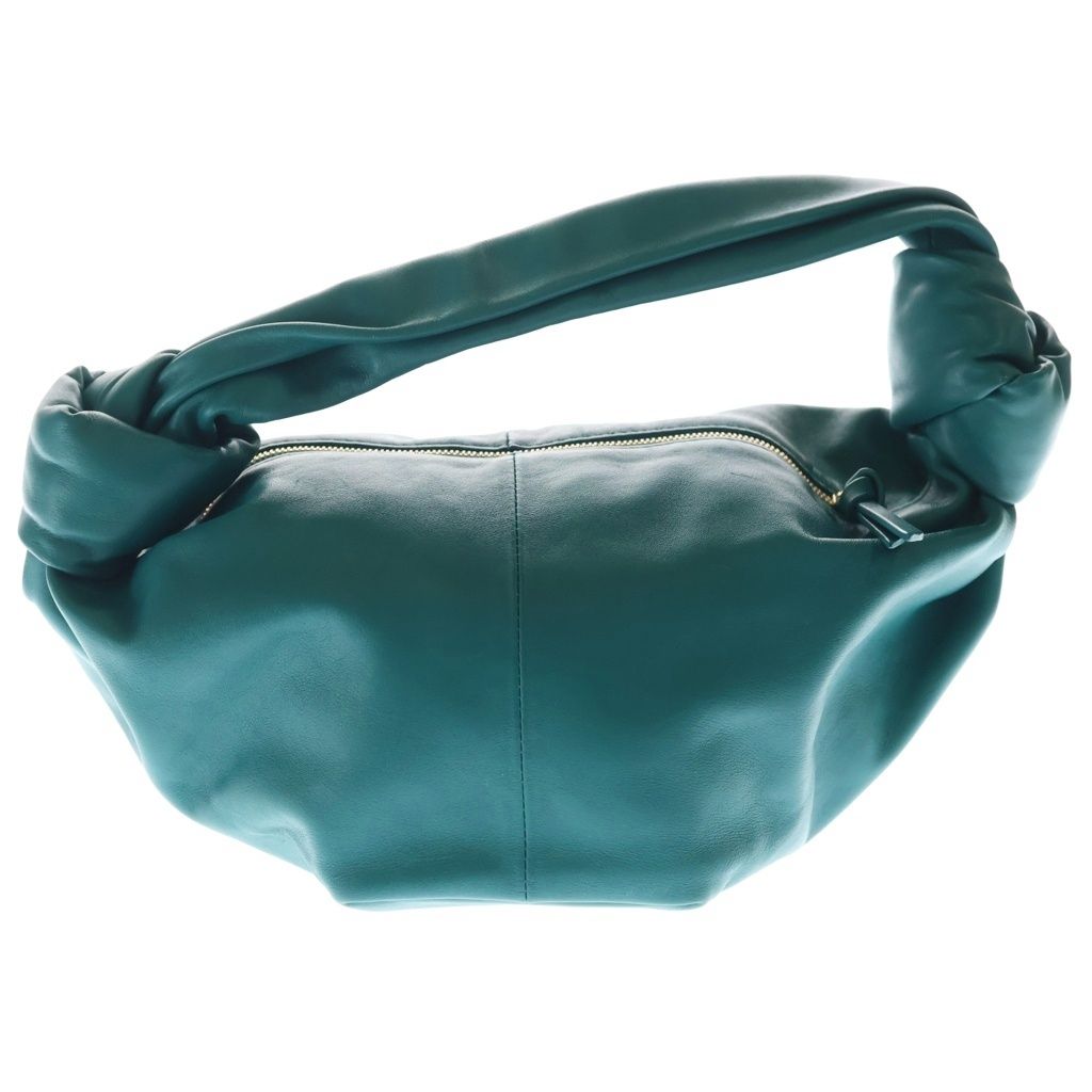 Bottega Veneta Double Knot Mini Bag Turquoise Blue Leather Gold — view 2