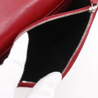 Saint Laurent Kate Embossed Leather Red Chain Wallet Shoulder Bag — view 7