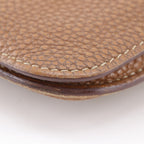 Hermes Dogon Taurillon Clemence Gold Brown I Wallet — view 4
