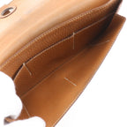 Hermes Dogon Taurillon Clemence Gold Brown I Wallet — view 7