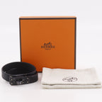 Hermes Kelly Bracelet Double Tour Monochrome Chevre Black — view 7