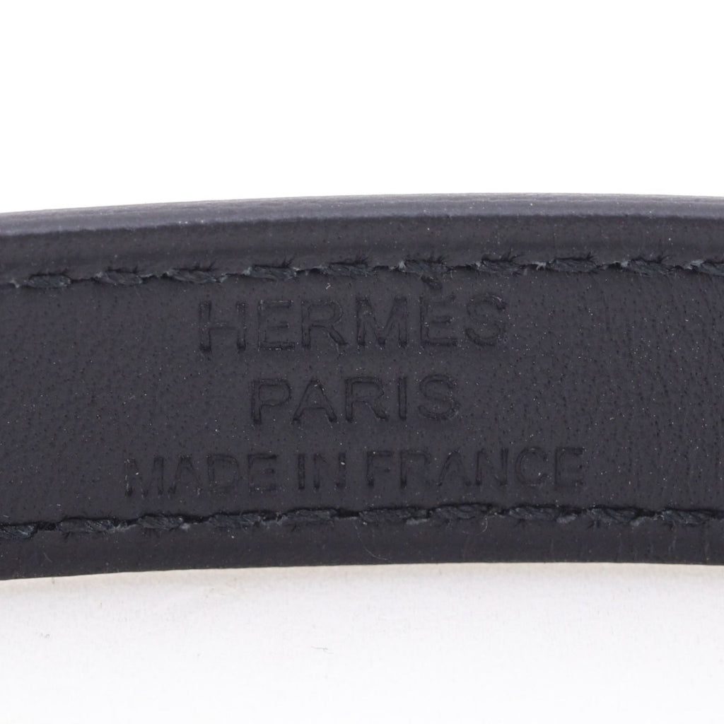 Hermes Kelly Bracelet Double Tour Monochrome Chevre Black — view 5