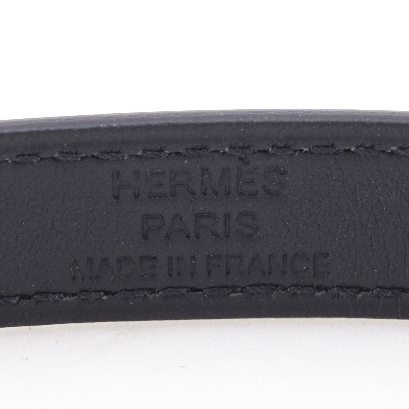 Hermes Kelly Bracelet Double Tour Monochrome Chevre Black — view 5