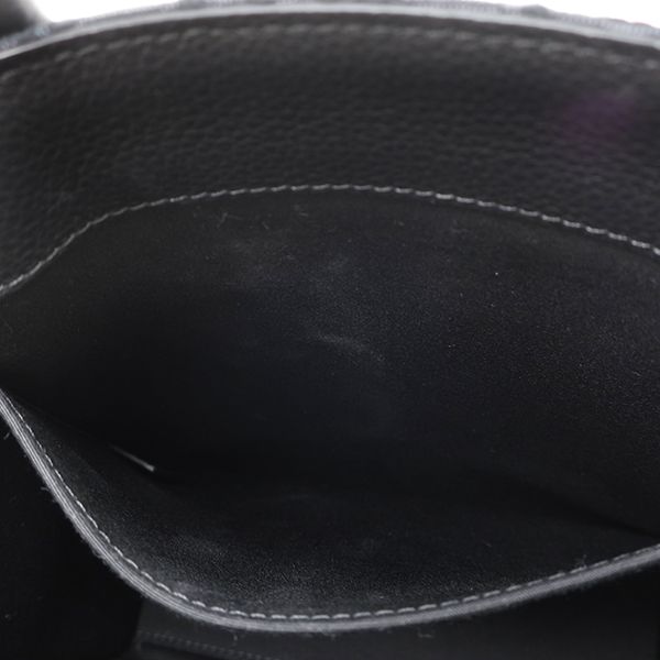 Dior 2-Way Safari North South Tote Bag Canvas Leather Black Silver — view 8