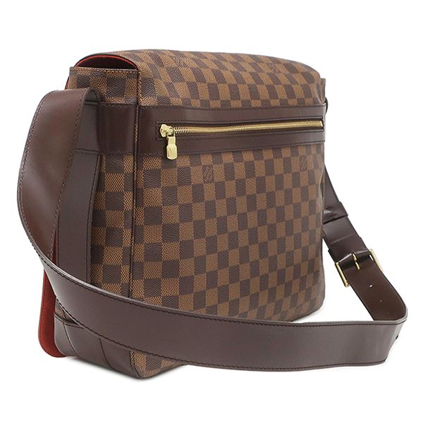Louis Vuitton Shoulder Bag Bastille Damier Canvas Ebene Gold Brown — view 2