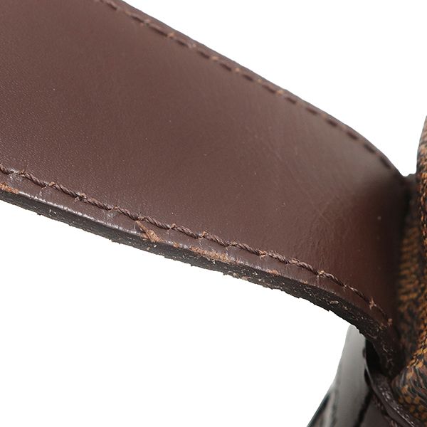 Louis Vuitton Shoulder Bag Bastille Damier Canvas Ebene Gold Brown — view 8