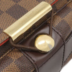Louis Vuitton Shoulder Bag Bastille Damier Canvas Ebene Gold Brown — view 6