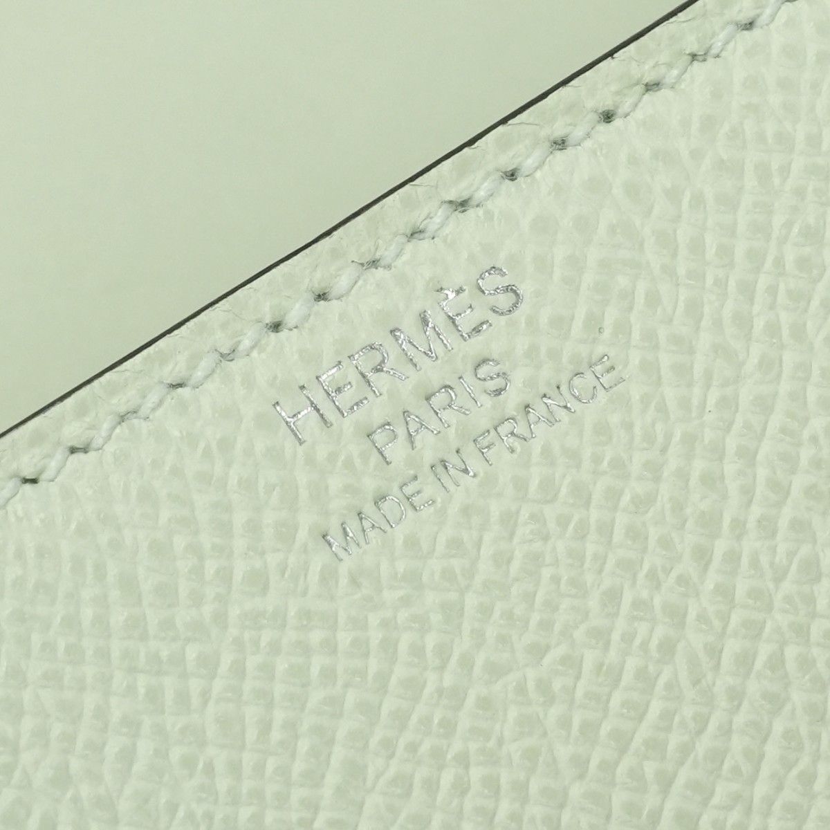 Hermes Della Cavalleria Elan Shoulder Bag Epsom Vert Fizz Vertfizz Green Silver — view 8