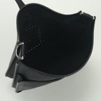 Hermes Evelyne III 29 Shoulder Bag Taurillon Clemence Noir Black Silver — view 8