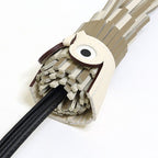 Hermes Bag Charm Chouette Gray Lambskin Epsom — view 4