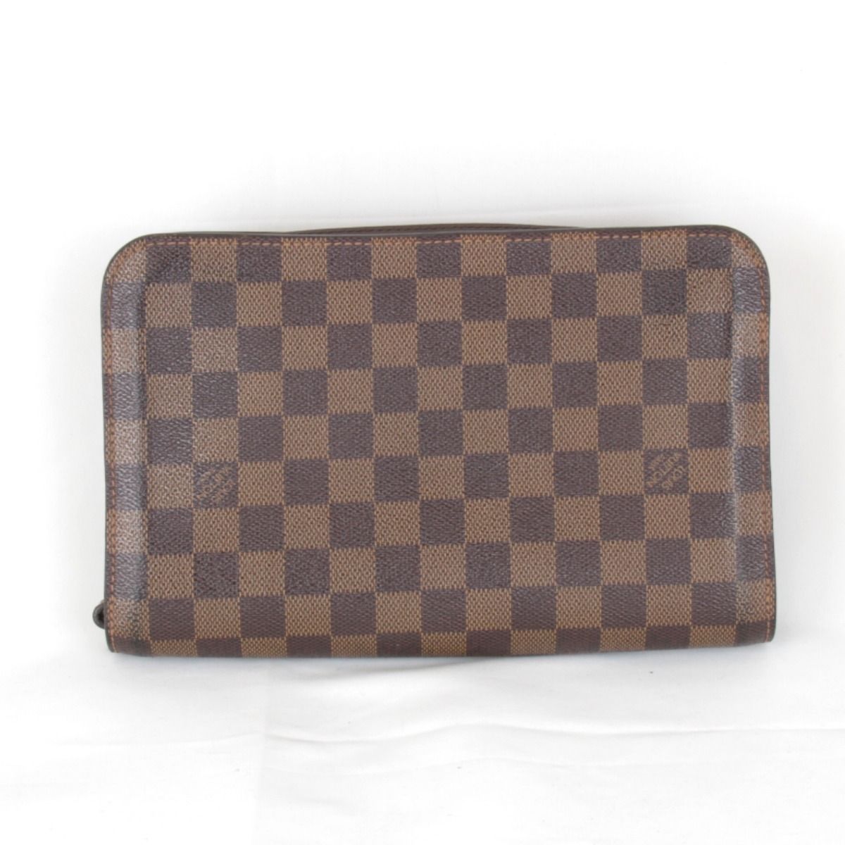 Louis Vuitton Saint Clutch Damier Canvas Brown — view 2