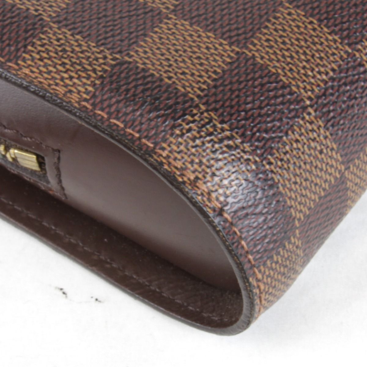 Louis Vuitton Saint Clutch Damier Canvas Brown — view 5