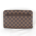 Louis Vuitton Saint Clutch Damier Canvas Brown