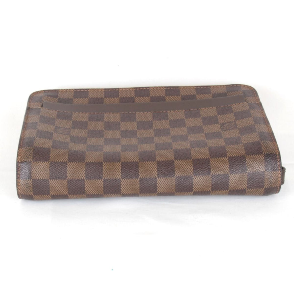 Louis Vuitton Saint Clutch Damier Canvas Brown — view 4