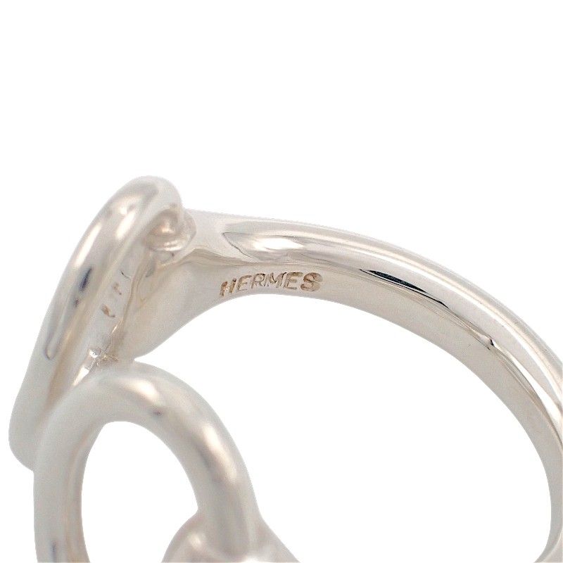 Hermes Nausicaa Horsebit Actual Ring Included 925 Sterling Silver 51 — view 8