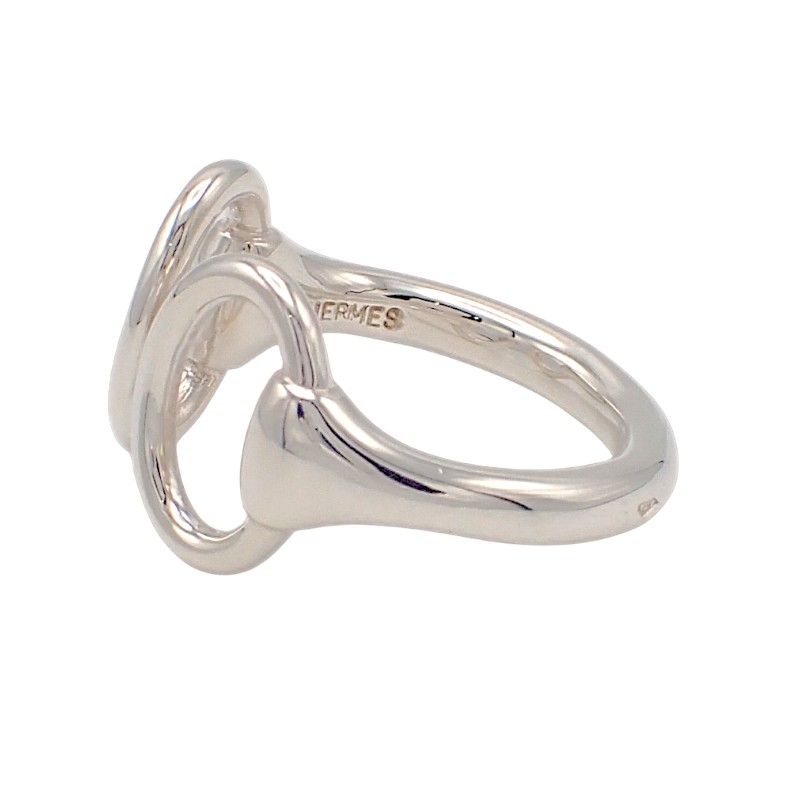Hermes Nausicaa Horsebit Actual Ring Included 925 Sterling Silver 51 — view 3