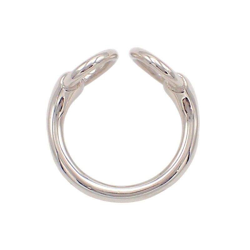 Hermes Nausicaa Horsebit Actual Ring Included 925 Sterling Silver 51 — view 6