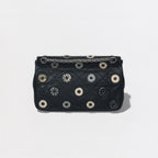 Chanel Quilted Shoulder Bag Calfskin Black Silver Chain Bag CC Logo Turnlock — view 3