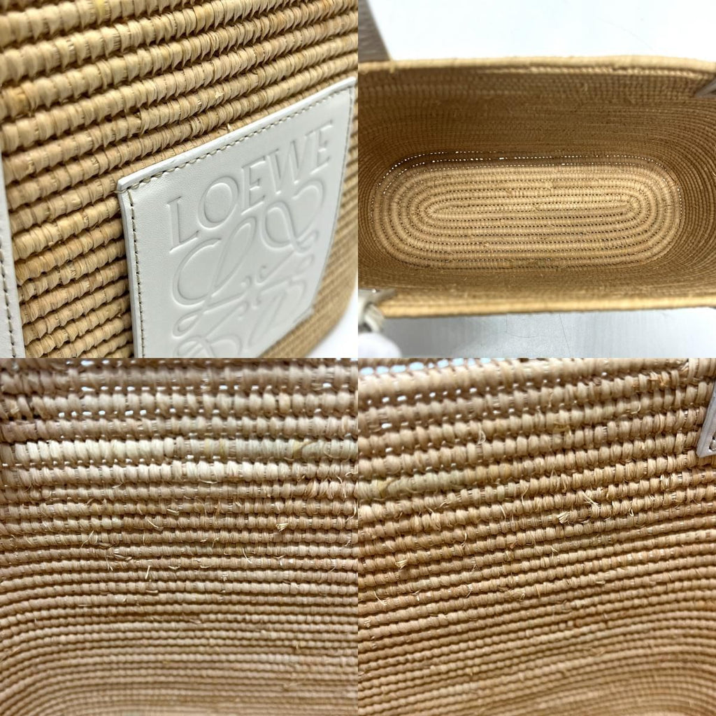Loewe Tote Bag Small Square Basket Beige — view 8