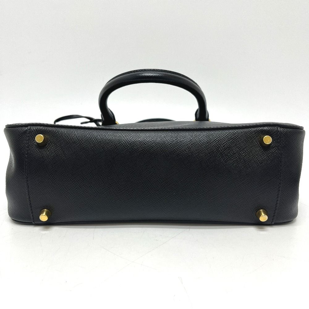 Prada Galleria Saffiano Leather Black Handbag — view 5